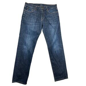 Lucky Brand Jeans Mens 34x32 Blue Denim 221 Original Straight Fit